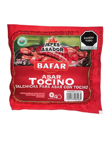 Salchicha P/Asar Tocino Bafar 400 Gr