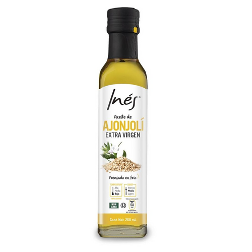 Aceite  de ajonjoli extra virgen ines 250 ml