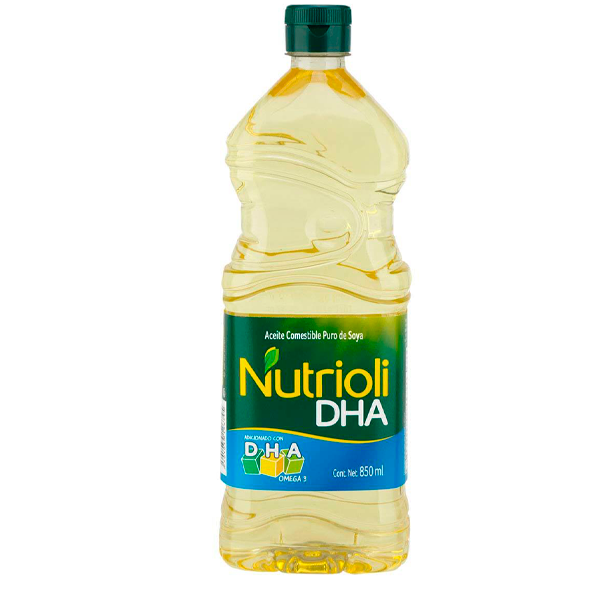 Aceite de soya nutrioli dha 850ml