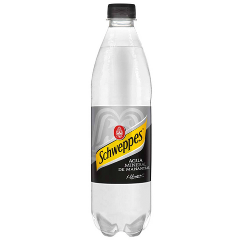 Agua mineral schweppes 600ml pza