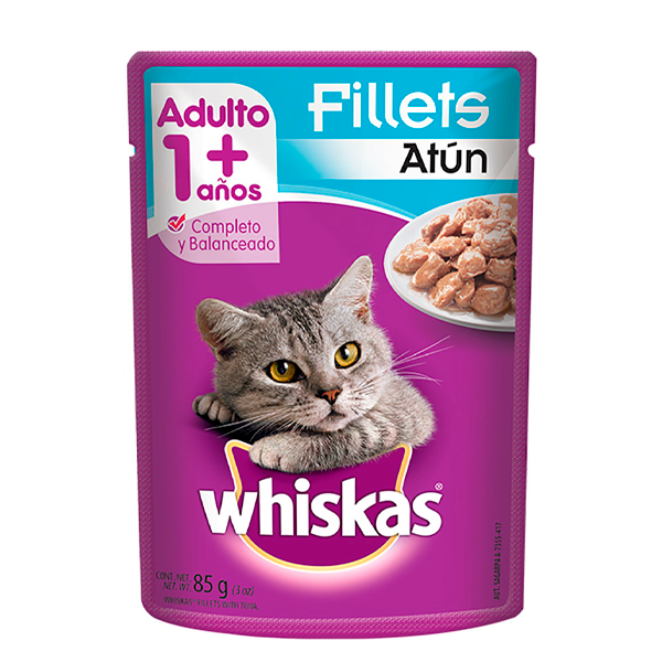 Alimento para gato atun whiskas 85 gr