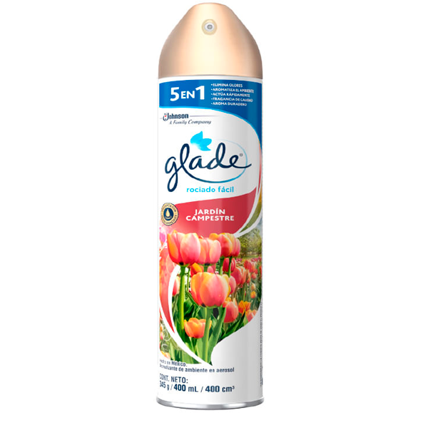 Aromatizante jardin campestre glade 400 ml
