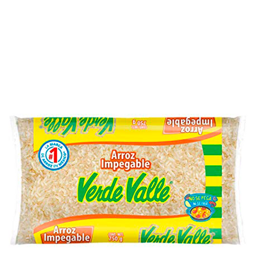 Arroz impegable optimo verde valle 750 gr