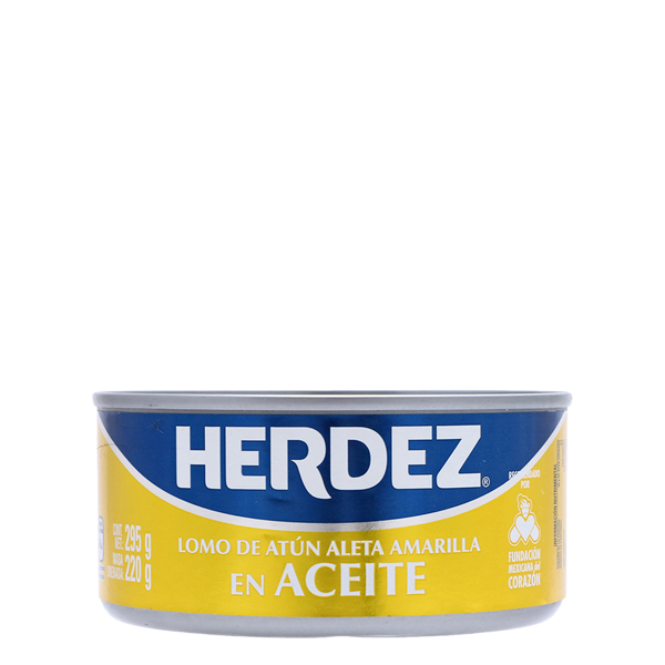 Atun aleta amarilla en aceite herdez 130gr