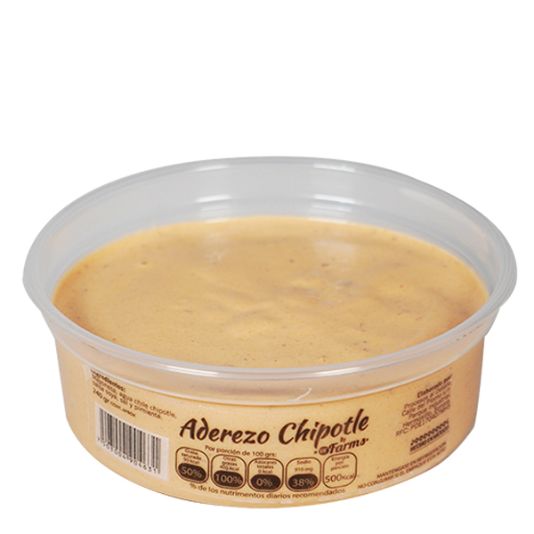 Aderezo de chipotle dr farms 240ml pza