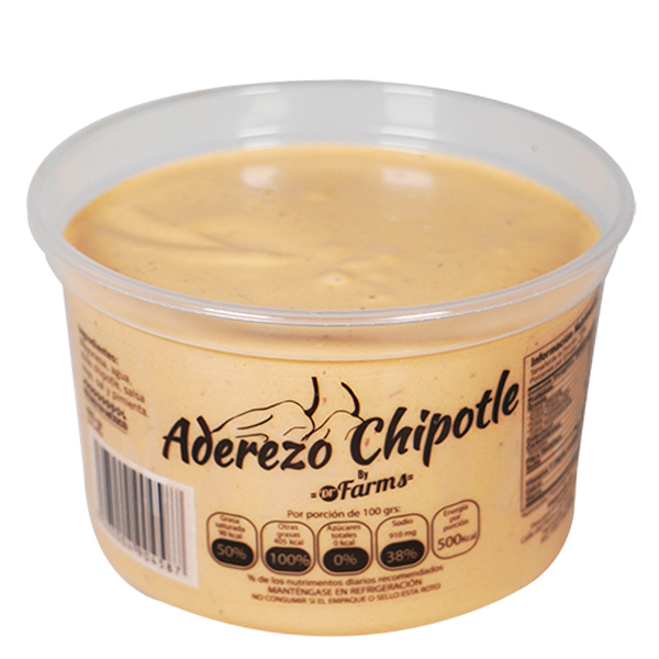 Aderezo de chipotle dr farms 480ml pza