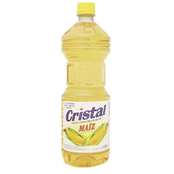 Aceite de maiz cristal 1 lt pza