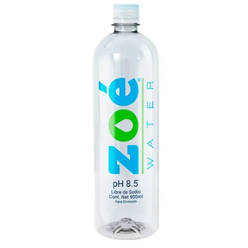 Agua alcalina zoe 900ml pza