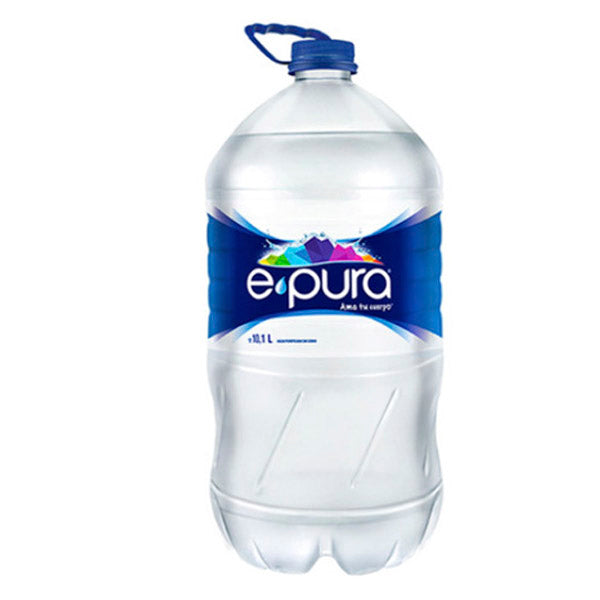 Agua purificada e pura 10.1lt pza