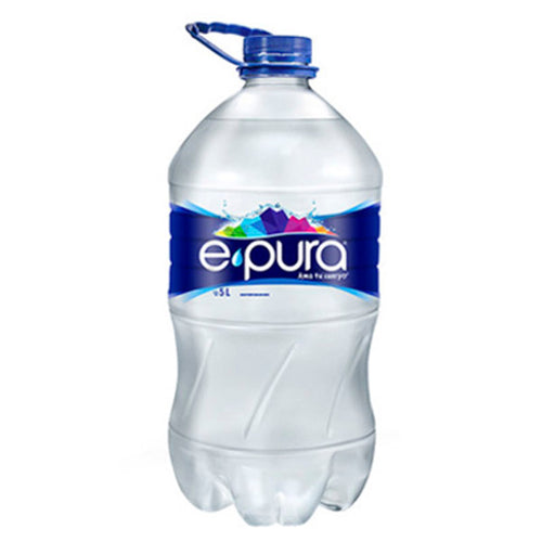 Agua purificada e pura 5 lt pza