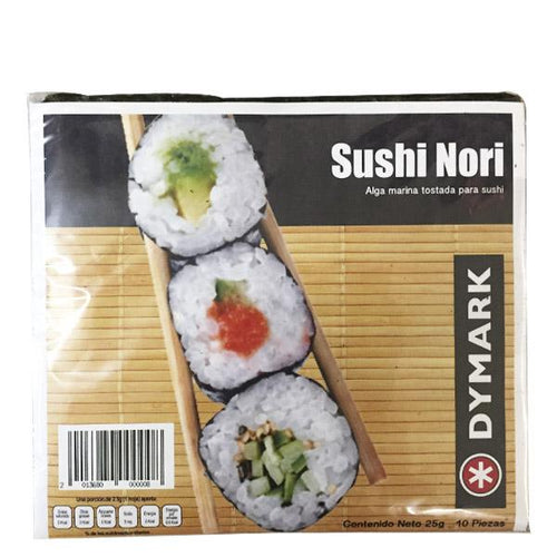 Alga para sushi dymark 10 piezas pza