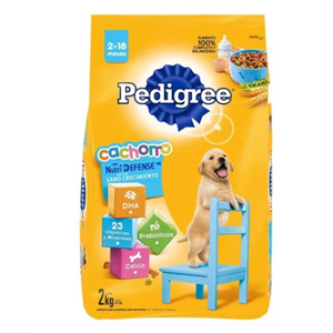 Alimento p/perro sano crecimiento cachorro pedigree 2kgs pza