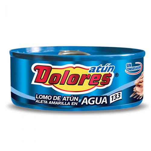 Atun en agua dolores 133 gr pza