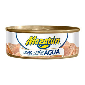 Atun en agua mazatun 130 gr pza