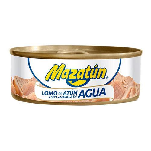 Atun en agua mazatun 130 gr pza