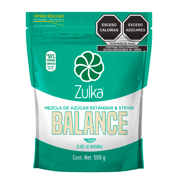 Azúcar balance Zulka 500g pza