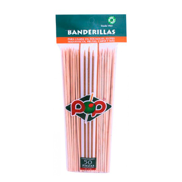 Banderilla 15 cm ole c/50pzas