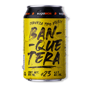 Cerveza banquetera buquibichi 355ml pza