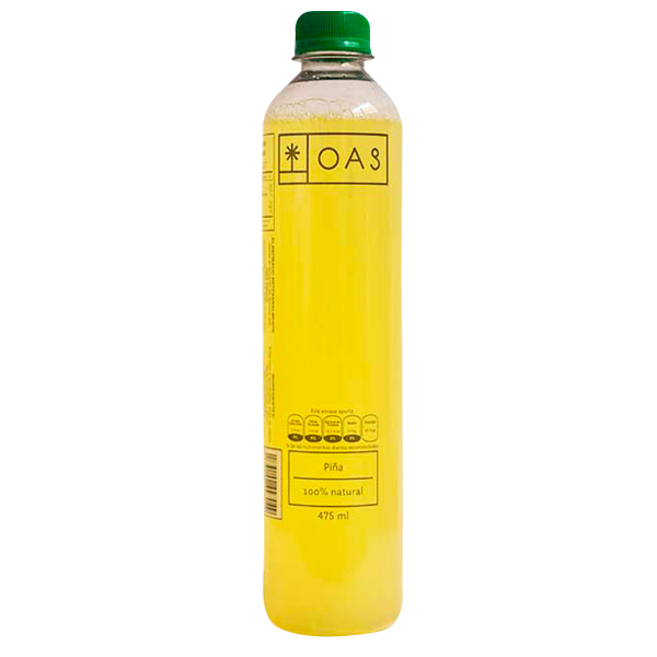 Bebida de piña oas 475ml pza