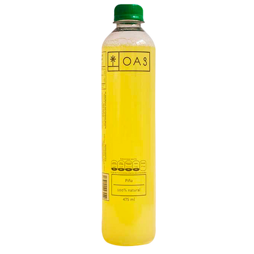 Bebida de piña oas 475ml pza