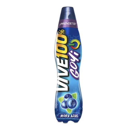 Bebida energética vive 500 azul 300ml pza