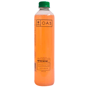 Bebida limonada de fresa oas 475ml pza