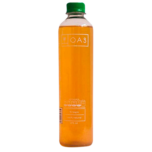 Bebida té negro oas 475ml pza