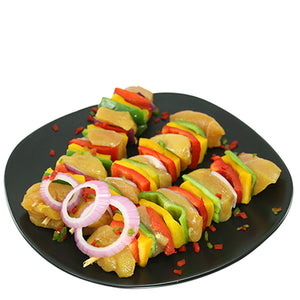 Brochetas de pechuga de pollo kg