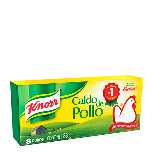 Caldo de pollo knorr suiza 8 cubos