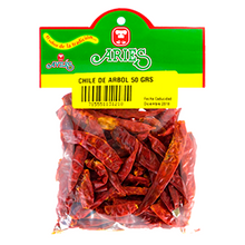 Chile de arbol aviles 50gr