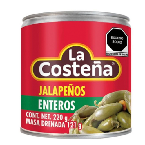 Chile jalapeño la costeña 220 gr