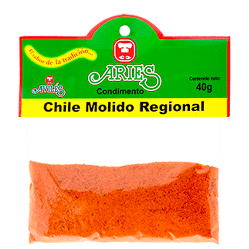 Chile molido regional aviles 40 gr