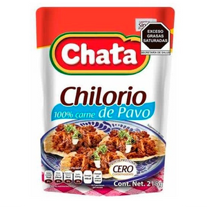 Chilorio de pavo chata pouch  215gr