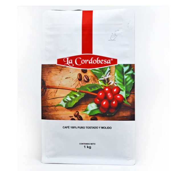 Café 100% puro tostado y molido la cordobesa 1kg pza