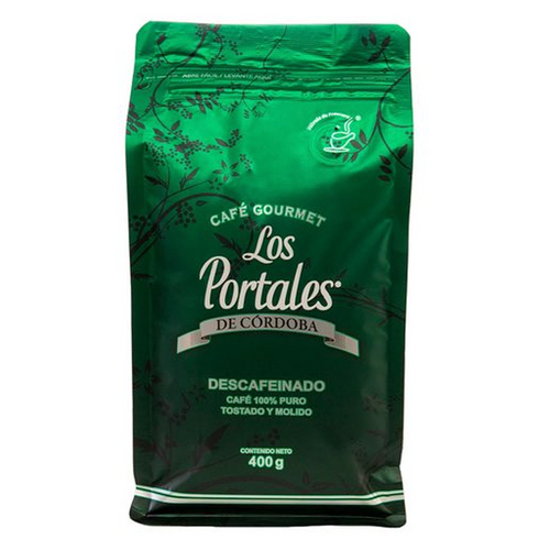 Café descafeinado tostado y molido los portales 400gr pza