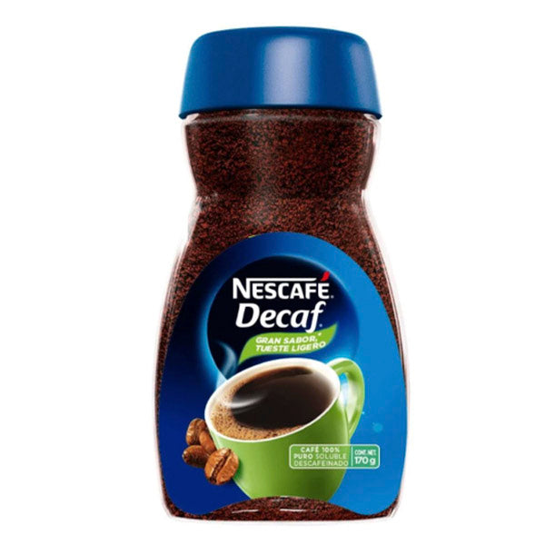 Café inst. nescafé decaf 170gr pza