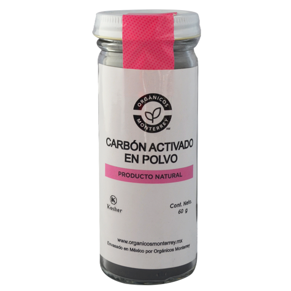 Carbón activado orgánicos monterrey 60g pza