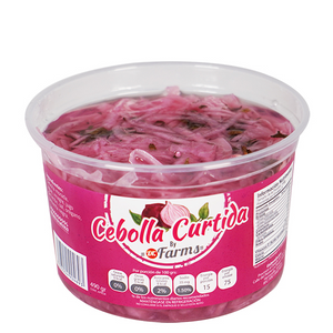 Cebolla curtida dr farms 500gr pza