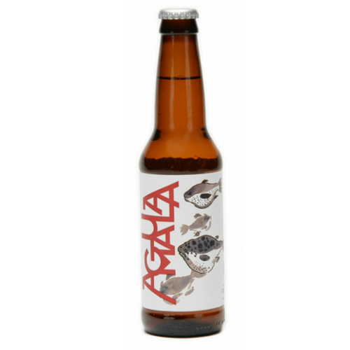 Cerveza agua mala fugu japanese lager botella 355ml pza