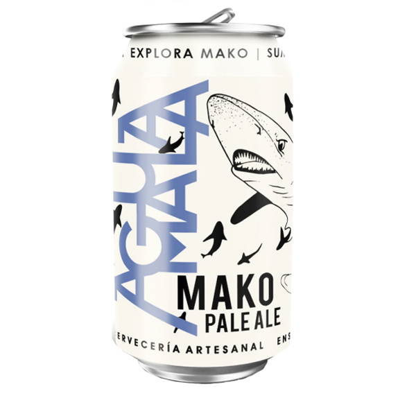 Cerveza agua mala mako pale ale lata 355ml pza