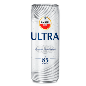 Cerveza amstel ultra bote 355ml pza