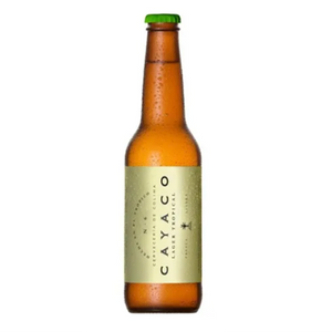 Cerveza cayaco lager tropical botella 355ml pza