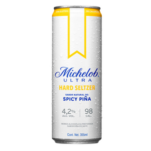 Cerveza michelob ultra spicy piña bote 355ml pza