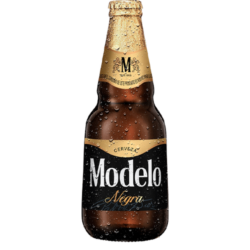 Cerveza negra modelo botella 355ml pza