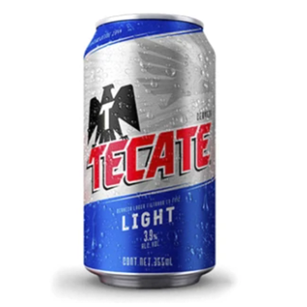 Cerveza tecate light lata 340 ml pza