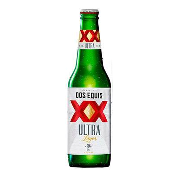 Cerveza xx ultra lager botella 355ml pza
