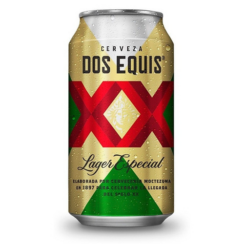 Cerveza xx lager lata 355ml pza