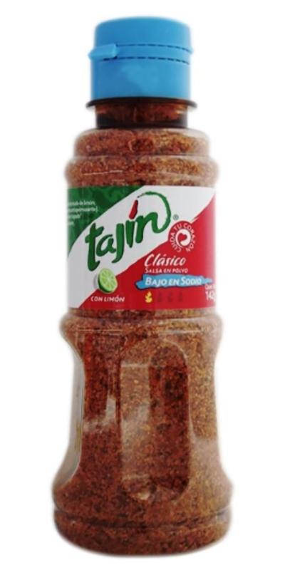 Chile polvo  clasico bajo en sodio tajin  142gr pza
