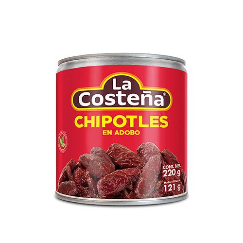 Chipotle adobado la costeña 220 gr pza