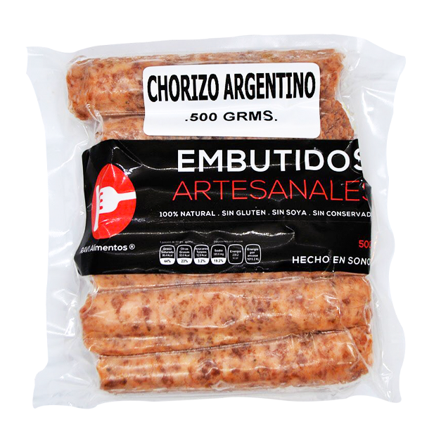 Chorizo argentino ravi 500gr pza